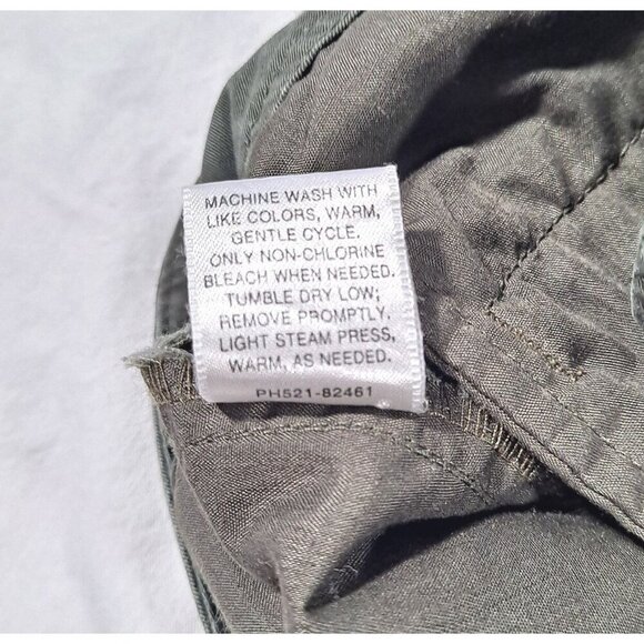 Pendleton Women’s Petite Size 4 Cropped Capri Pants Green W/ Pockets - Picture 4 of 8